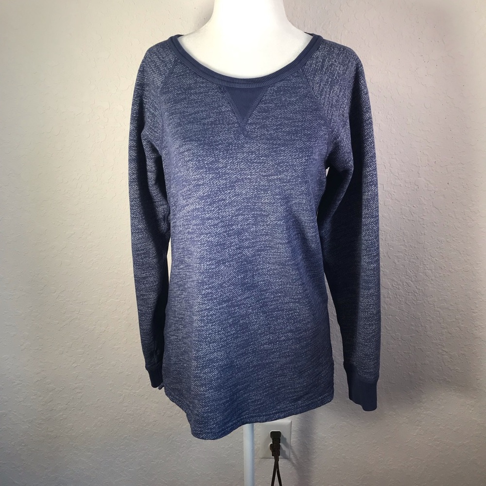 J Crew heather navy sweatshirt - Picture 3 of 8